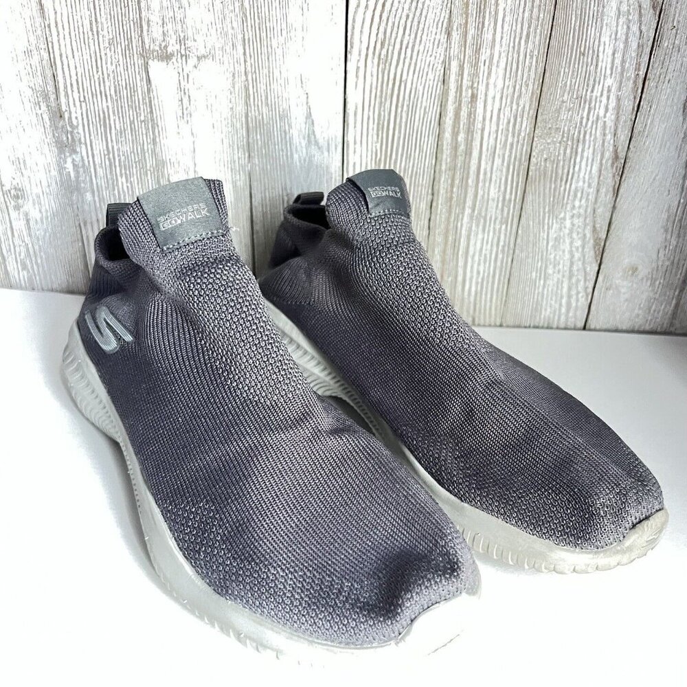 Skechers Womens Go Walk  Gray Casual Shoes Sneakers Size 7.5 - Picture 5 of 16